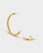 Load image into Gallery viewer, Pearl Cosmic Hoops